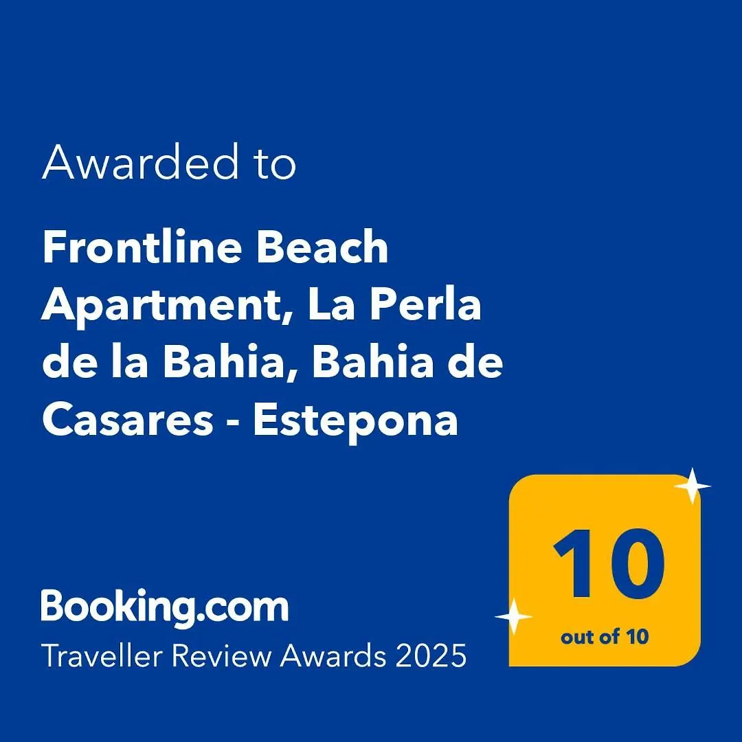 Frontline Beach Apartment, La Perla De La Bahia, Bahia De Casares - Estepona